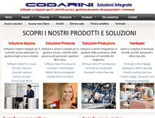 Tablet Screenshot of codarinisistemi.com